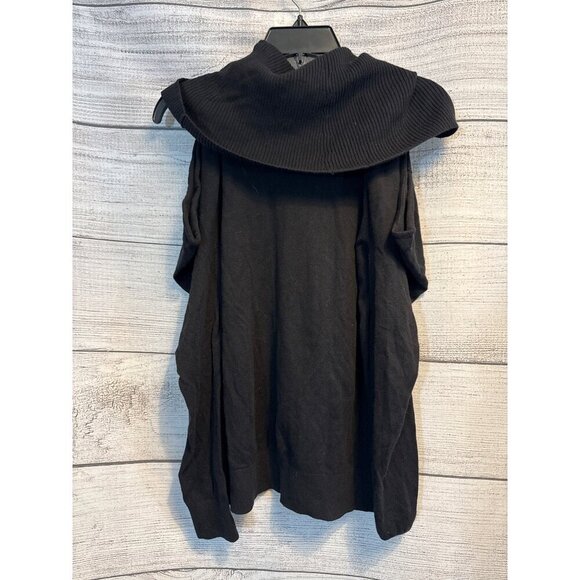 Michael Kors Cowl Neck Cold Shoulder Long Sleeve Sweater Size M - Picture 4 of 4